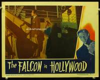 z418 FALCON IN HOLLYWOOD movie lobby card '44 Tom Conway, Barbara Hale