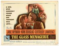 z117 GLASS MENAGERIE title card '50 Jane Wyman thinks she loves Kirk Douglas, Tennessee Williams