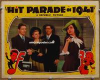 z459 HIT PARADE OF 1941 movie lobby card '40 Kenny Baker, Phil Silvers, Ann Miller, Frances Langford