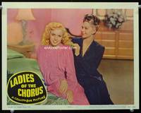 z500 LADIES OF THE CHORUS movie lobby card #2 '48 great close up of super young sexy Marilyn Monroe!