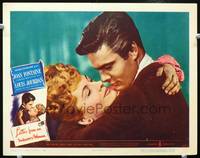 z503 LETTER FROM AN UNKNOWN WOMAN lobby card #6 '48 Louis Jourdan & Joan Fontaine romantic close up!
