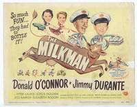 z207 MILKMAN title movie lobby card '50 Donald O'Connor, Jimmy Durante, Piper Laurie