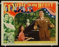 z570 MUSIC IN MY HEART movie lobby card '40 Tony Martin sings while Rita Hayworth plays piano!