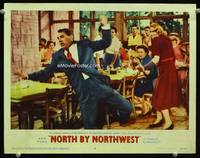 z586 NORTH BY NORTHWEST movie lobby card #8 '59 Alfred Hitchcock, Cary Grant, Eva Marie Saint