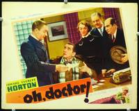 z593 OH DOCTOR movie lobby card '37 hypochondriac Edward Everett Horton, Eve Arden