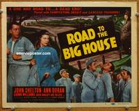 z243 ROAD TO THE BIG HOUSE title card '48 it was paved with temptation, deceit and lawless passions!