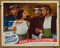 z660 ROSE OF THE RIO GRANDE movie lobby card #4 R48 pretty Movita & Don Alvarado!