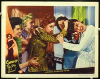 z697 SMASH-UP movie lobby card #6 '46 Susan Hayward in hair-pulling catfight!