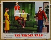 z735 TENDER TRAP movie lobby card #1 '55 Frank Sinatra, Debbie Reynolds, Celeste Holm, David Wayne