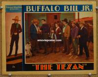 z739 TEXAN movie lobby card '32 Buffalo Bill Jr. saves the day!