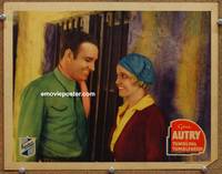 z761 TUMBLING TUMBLEWEEDS LC '35 great close up romantic image of Gene Autry & Lucile Browne!