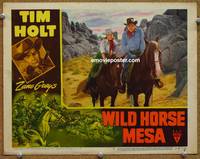 z791 WILD HORSE MESA movie lobby card #5 '48 Tim Holt, Nan Leslie, Zane Grey