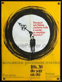 a319 10:30 P.M. SUMMER French 23x32 movie poster '66 cool clock art!