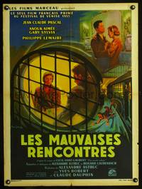 a335 BAD LIAISONS French 23x32 movie poster '55 Aimee by Mar Jeanne!