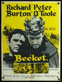 a341 BECKET French 23x32 movie poster '64 Richard Burton, O'Toole
