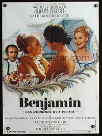 a345 BENJAMIN French 23x32 movie poster '68 Deneuve by Ferracci!