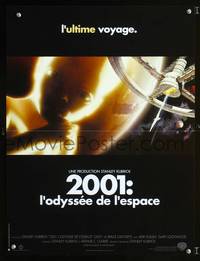 a497 2001: A SPACE ODYSSEY French 15x21 movie poster R01 Kubrick