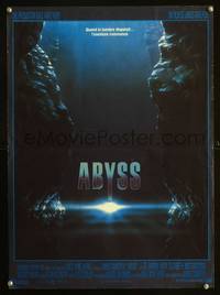 a499 ABYSS French 15x21 movie poster '89 James Cameron, Ed Harris