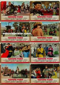 a029 GENGHIS KHAN 8 Italian photobusta movie posters '65 Omar Sharif