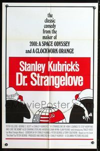 b192 DR. STRANGELOVE one-sheet movie poster R72 Stanley Kubrick, Tomi Ungerer art!