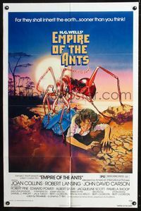 b211 EMPIRE OF THE ANTS one-sheet movie poster '77 great Drew Struzan sci-fi art!