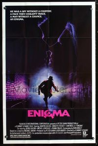 b218 ENIGMA one-sheet movie poster '83 Martin Sheen, Brigitte Fossey, a face they couldn't trace!