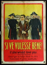 b580 SI VE VULESSE BENE Italy export one-sheet movie poster '22 Italian!