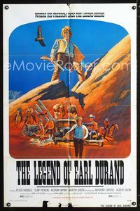 b368 LEGEND OF EARL DURAND one-sheet movie poster '74 where his freedom ends the legend begins!