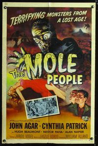 b430 MOLE PEOPLE one-sheet movie poster '56 best Joseph Smith Universal sci-fi horror art!