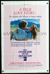 b466 OTHER SIDE OF THE MOUNTAIN PART 2 one-sheet movie poster '78 Timothy Bottoms, Marilyn Hassett
