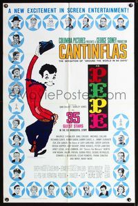 b480 PEPE one-sheet movie poster '61 Cantinflas, all-star cast comedy!