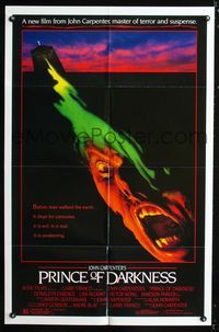 b505 PRINCE OF DARKNESS one-sheet movie poster '87 John Carpenter, cool horror image!