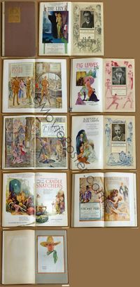 c009 FOX 1926/27 campaign book much great Lotte Usabal art, plus tipped-in color plates!