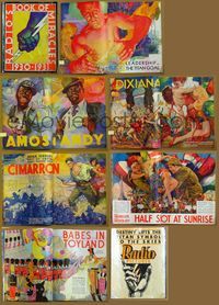 c002 RADIO'S BOOK OF MIRACLES 1930-1931 campaign book incredible color art, including Amos n Andy!