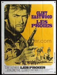c342 BEGUILED French one-panel movie poster R70s Clint Eastwood, Geraldine Page, Don Siegel