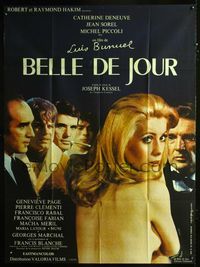 c343 BELLE DE JOUR French one-panel movie poster '67 sexiest Catherine Deneuve by Ferracci!