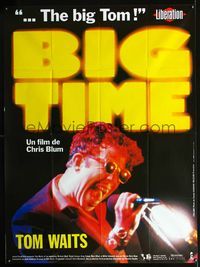 c348 BIG TIME French one-panel movie poster '88 Tom Waits live jazz blues concert!