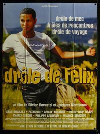 c412 DROLE DE FELIX French one-panel poster '00 Olivier Ducastel & Jacques Martineau, Sami Bouajila