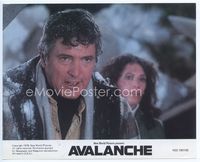 d023 AVALANCHE color 8x10 movie still '78 close up of realy cold Rock Hudson!