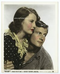 d027 BANJO ON MY KNEE color 8x10 '36 great romantic portrait of Barbara Stanwyck & Joel McCrea!