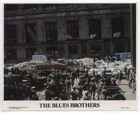 d046 BLUES BROTHERS color 8x10 movie still '80 John Landis, climax of epic car chase!