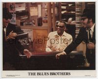 d045 BLUES BROTHERS 8x10 mini movie lobby card '80 John Belushi, Dan Aykroyd & Ray Charles!