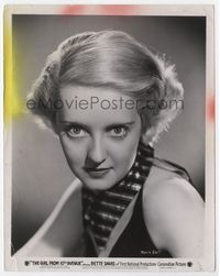 1b099 GIRL FROM 10th AVENUE 8x10 still '35 great close portrait of Bette Davis with those eyes!