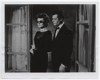 1b165 LA DOLCE VITA 8x10 still '61 Fellini, great close up of Marcello Mastroianni & Anouk Aimee!