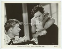 1b172 LIFE BEGINS FOR ANDY HARDY 8x10 movie still '41 Mickey Rooney offers his friend a quarter!