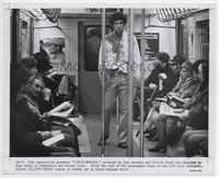 1b173 LITTLE MURDERS 8.25x10 movie still '70 Jules Feiffer, Elliott Gould on subway!