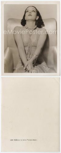 1b180 LUPE VELEZ 8x10 movie still '20s incredible close glamour portrait in evening gown!