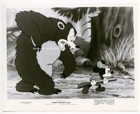 1b195 MICKEY'S BIRTHDAY PARTY 8x10 movie still '42 great image of hunter Mickey stalked by bear!