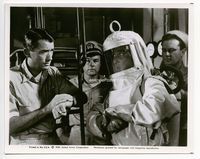 1b215 ON THE BEACH 8x10 movie still '59 Gregory Peck in submarine synchronizes his watch!