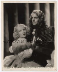 1b003 SCARLET EMPRESS 8x10 still '34 wonderful romantic portrait of Marlene Dietrich & John Lodge!